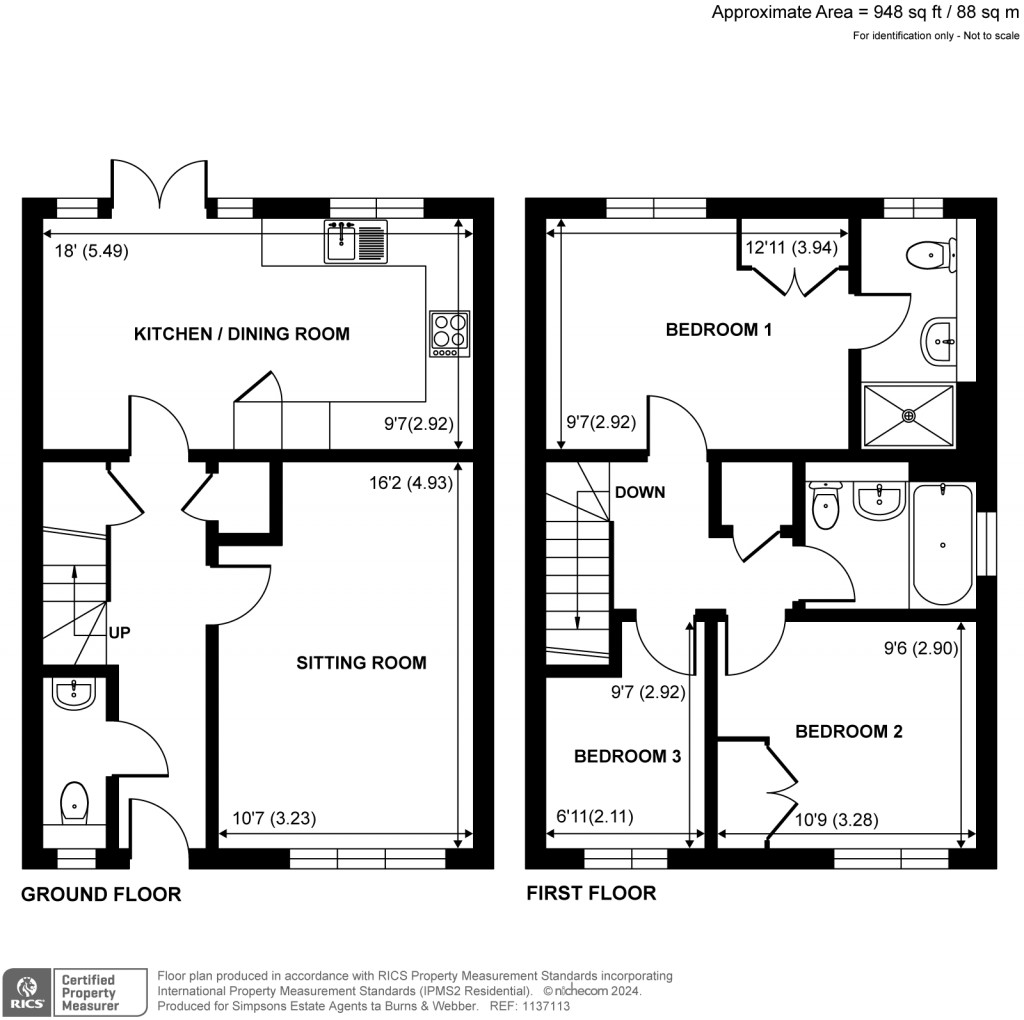 Floorplans For Juniper Road, Alfold, GU6