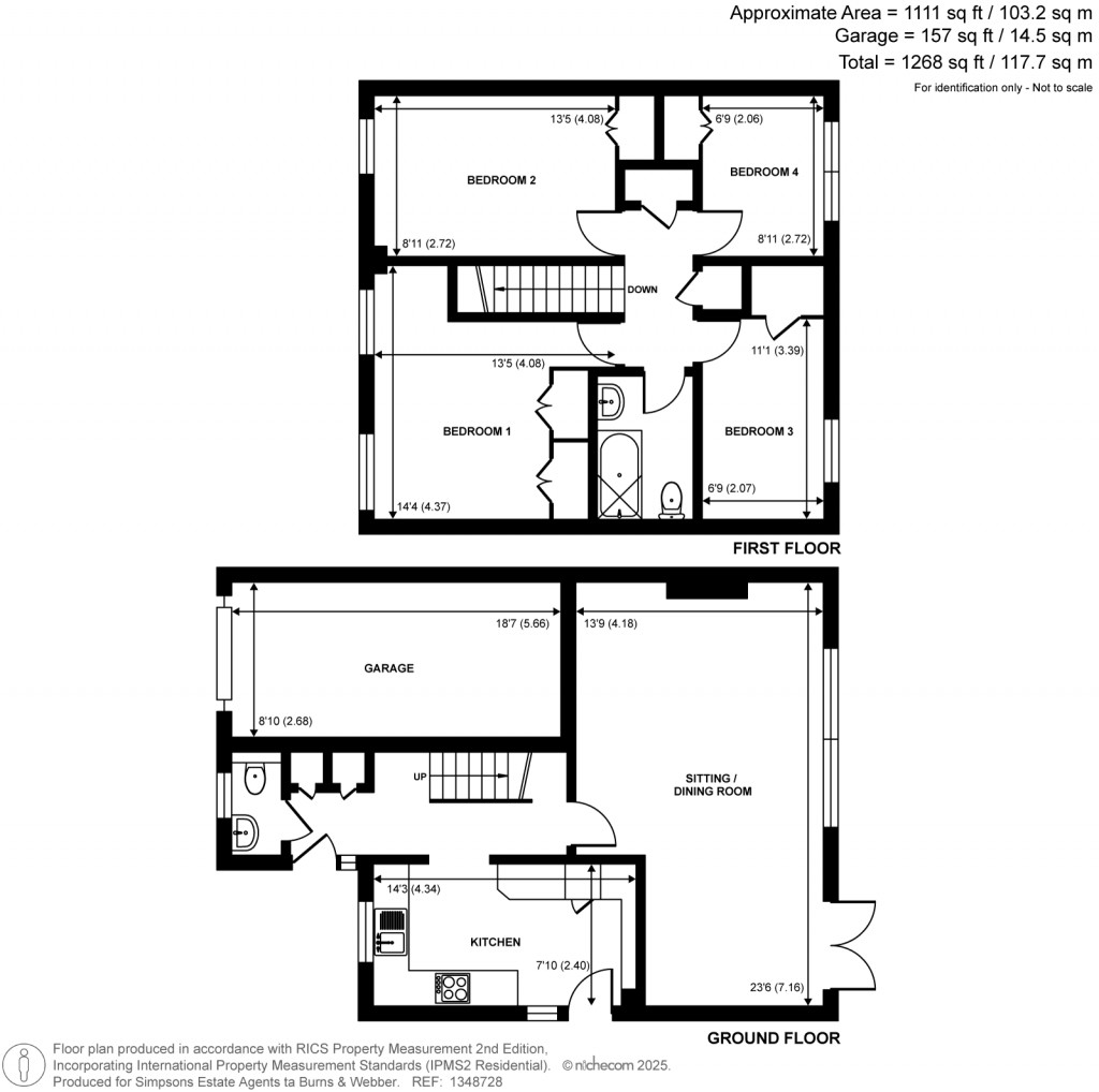 Floorplans For Summerlands, Cranleigh, Surrey