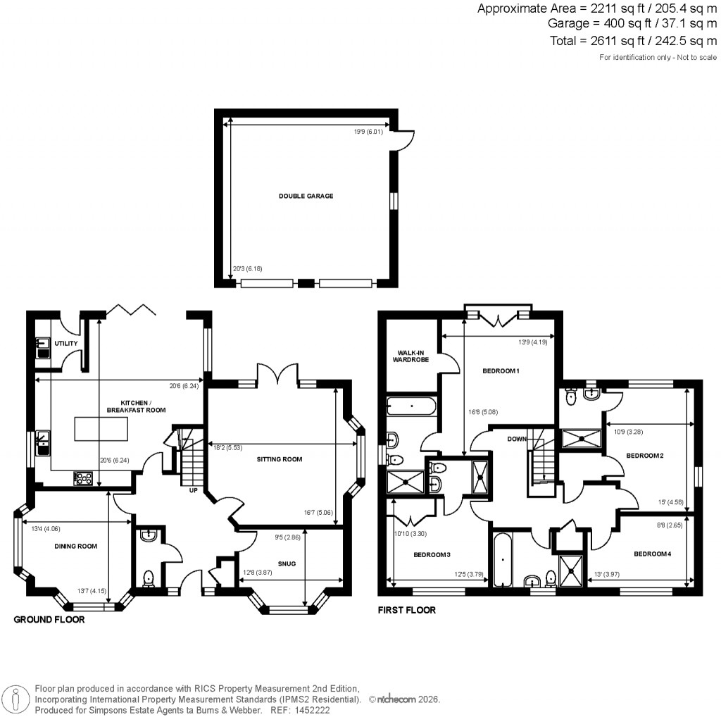 Floorplans For Russet Grove, Cranleigh, Surrey