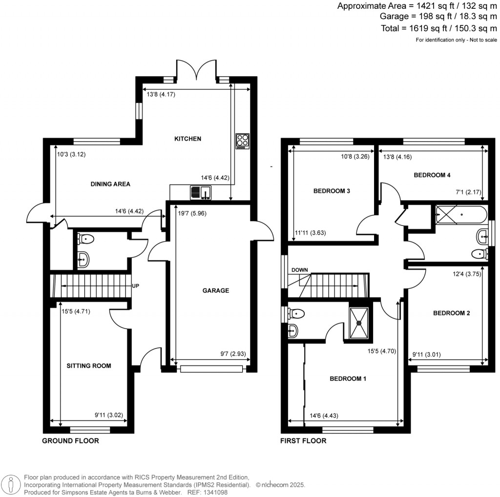 Floorplans For Fallow Close, Ewhurst, Surrey