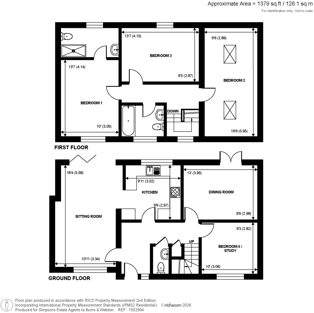 Floorplans For Ewhurst Road, Cranleigh, Surrey