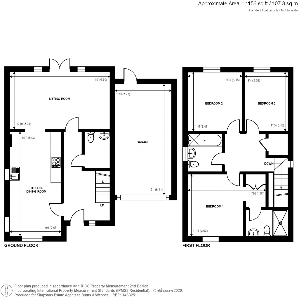 Floorplans For Buckthorn Grove, Cranleigh, Surrey