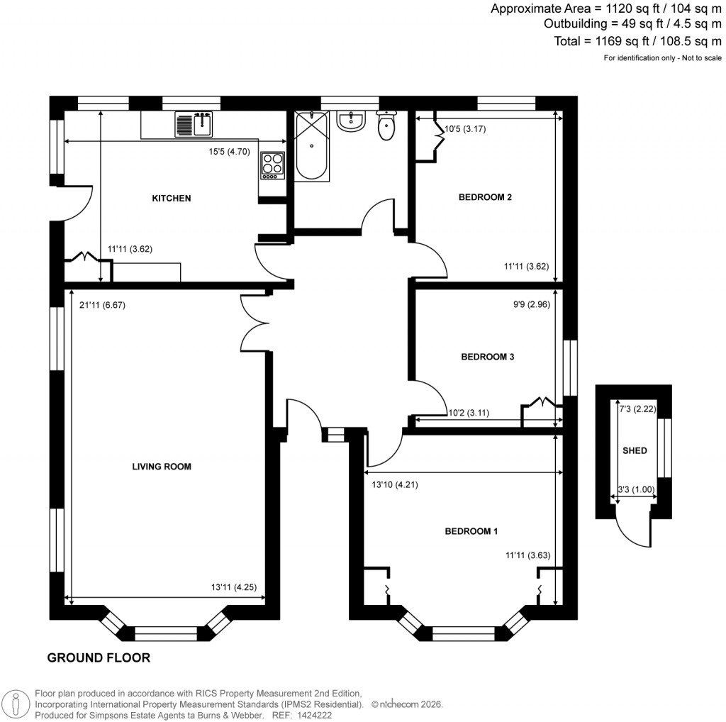 Floorplans For The Drive, Cranleigh, Surrey