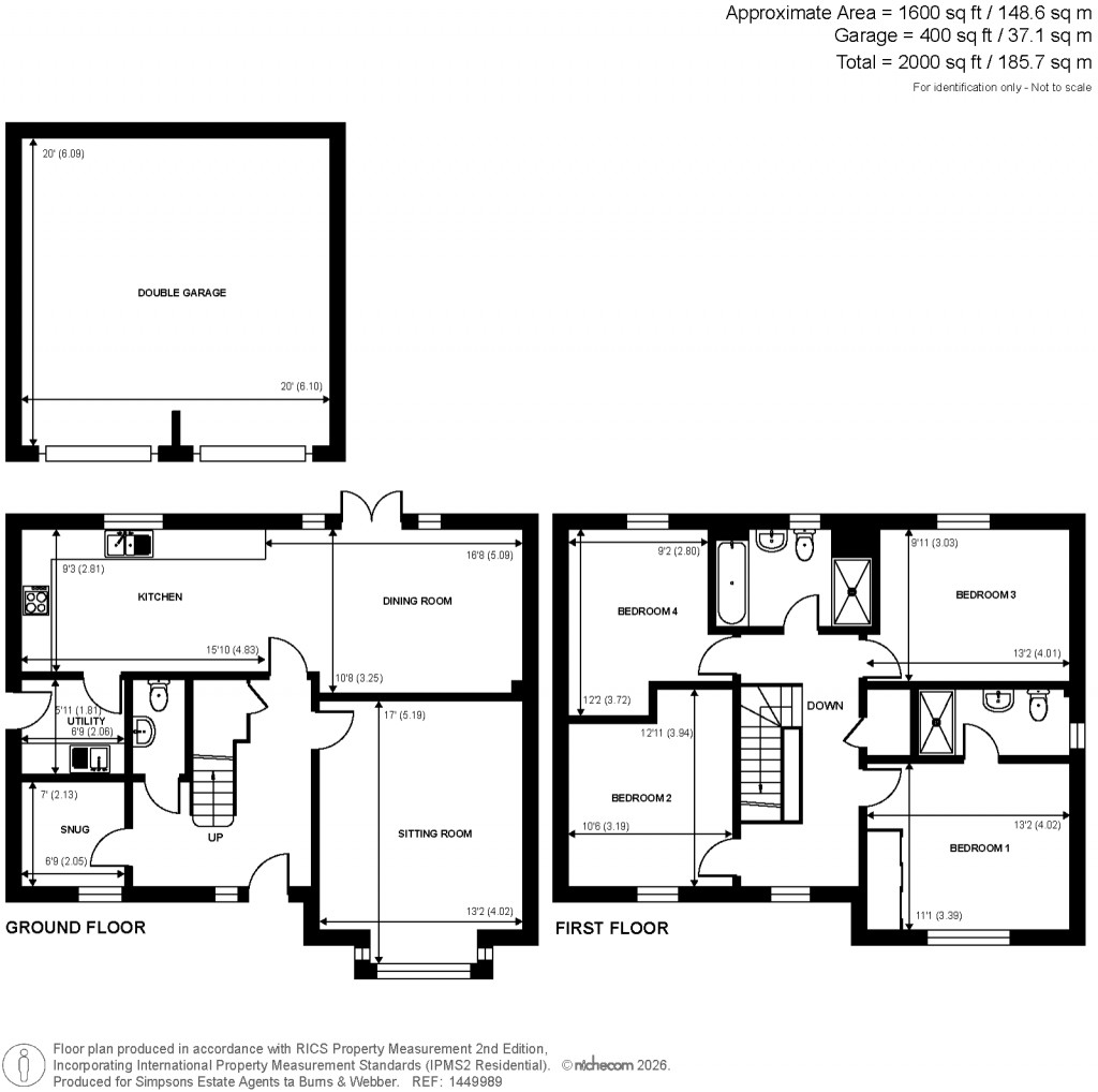 Floorplans For Sweeters Field Road, Alfold, Surrey