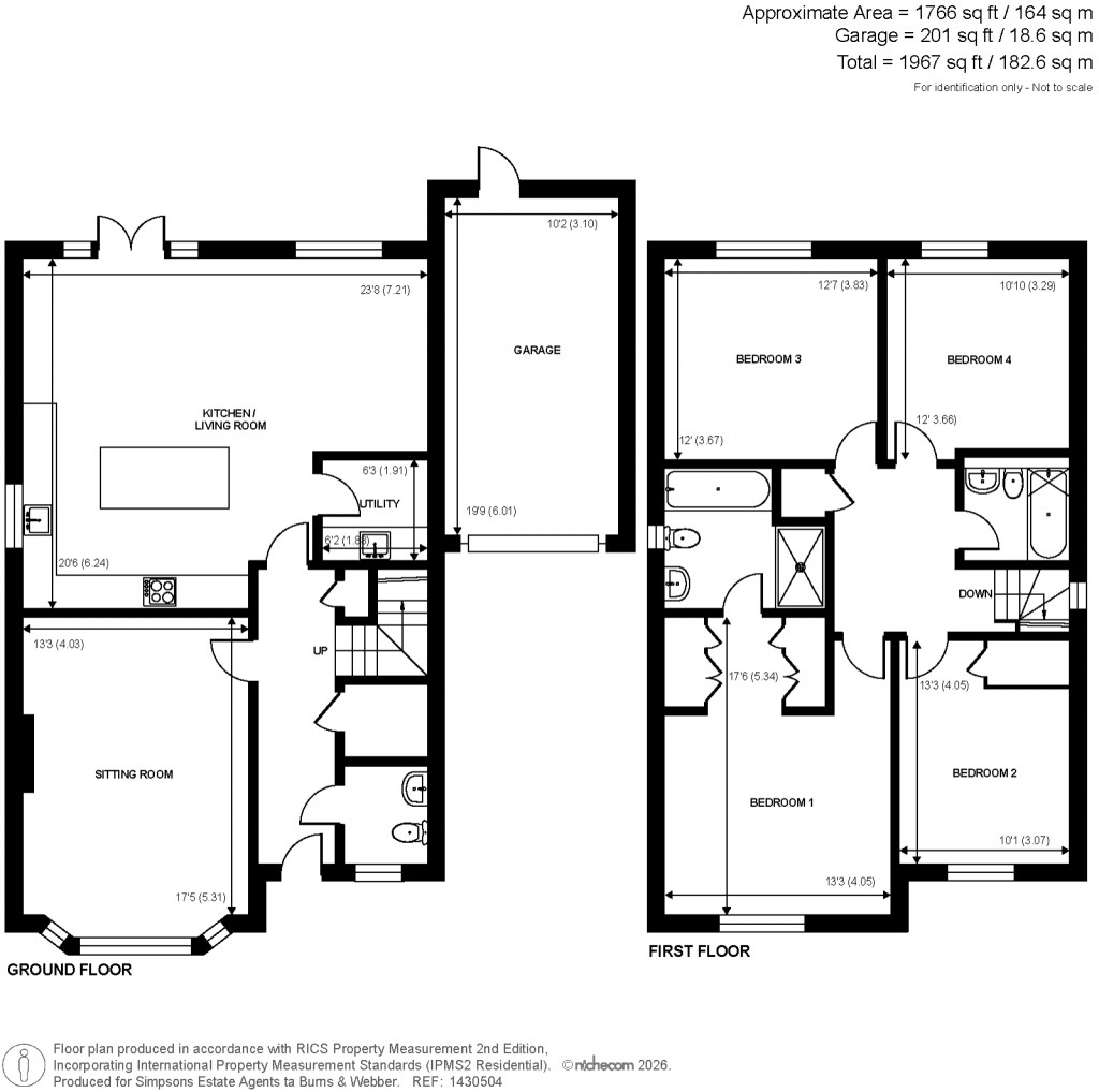 Floorplans For Harper Drive, Cranleigh, Surrey