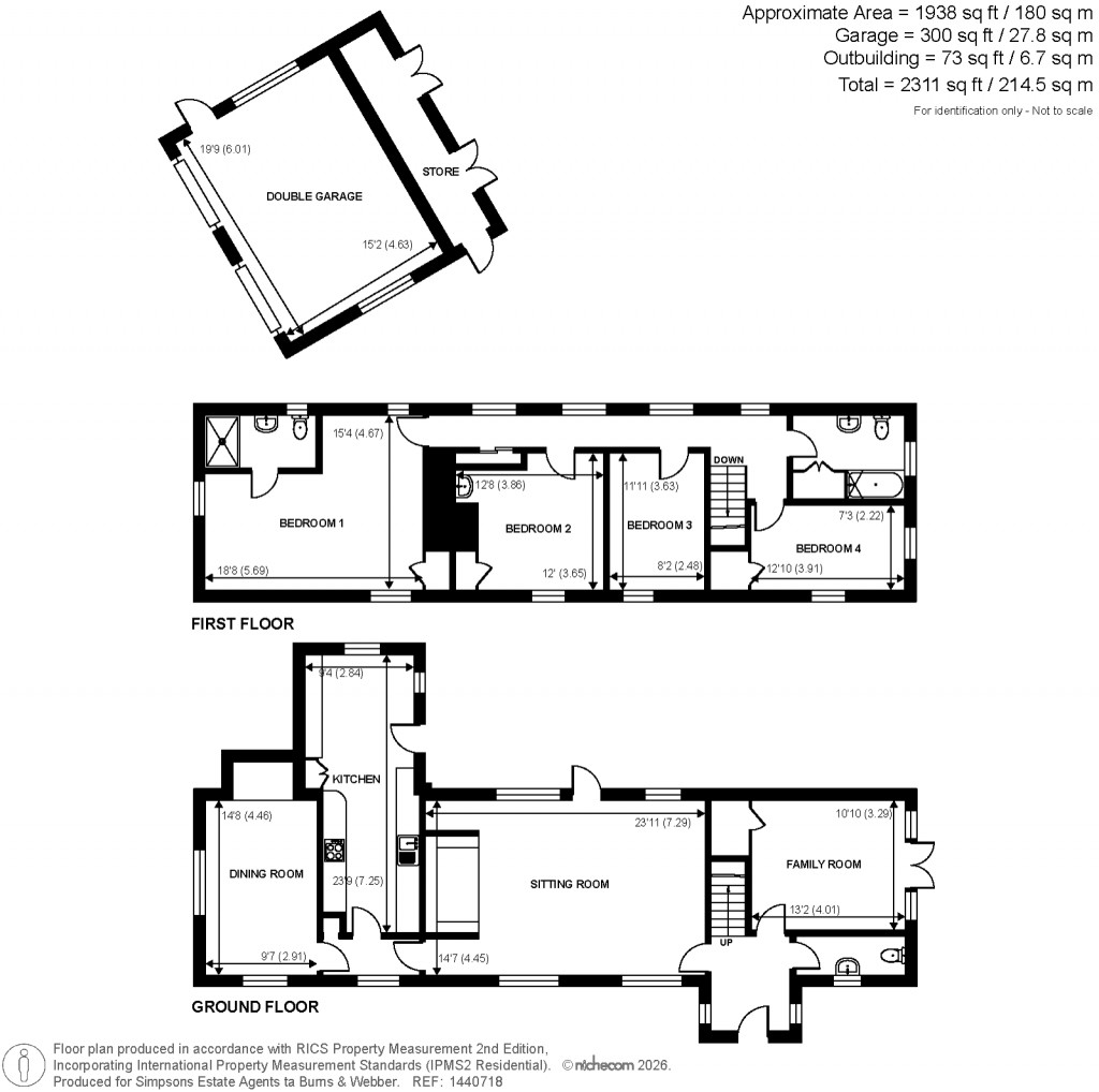 Floorplans For Grafham, Bramley, Guildford, Surrey