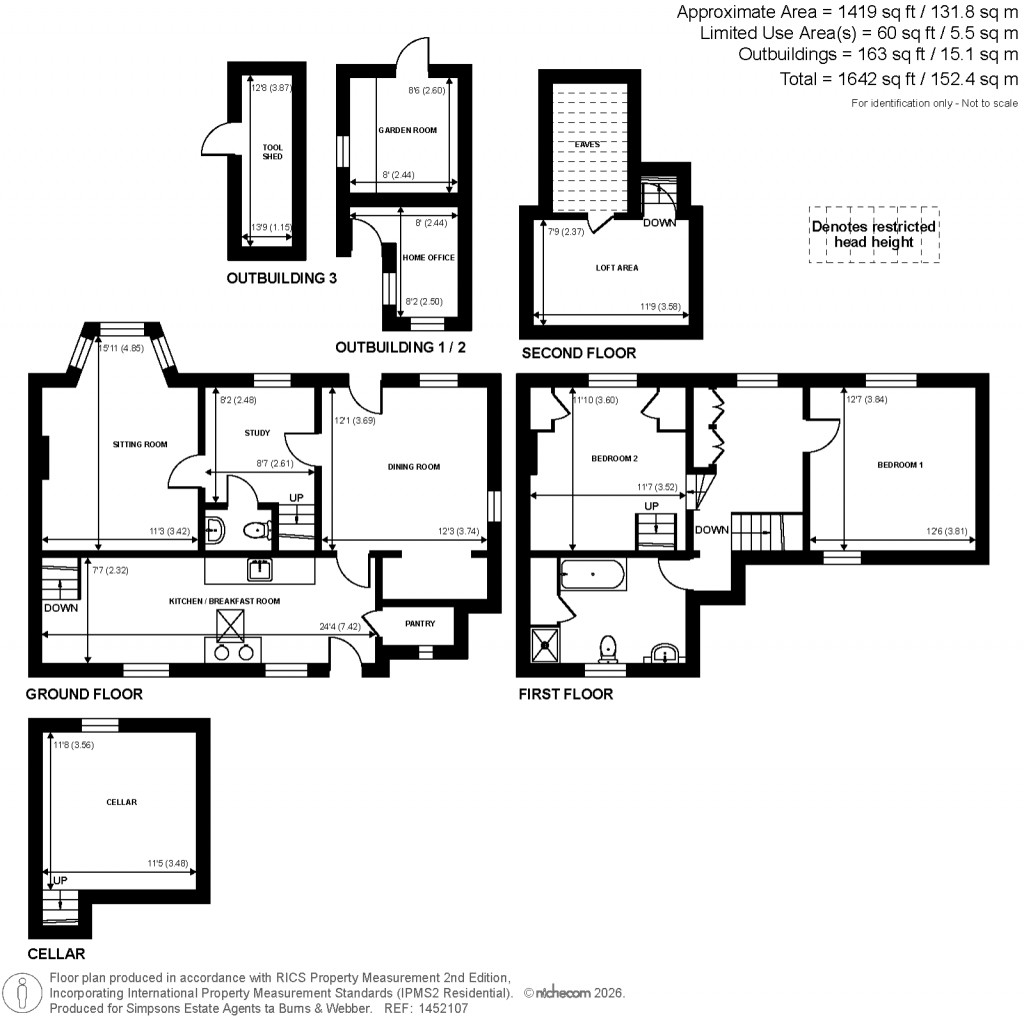 Floorplans For Church Street, Rudgwick, West Sussex