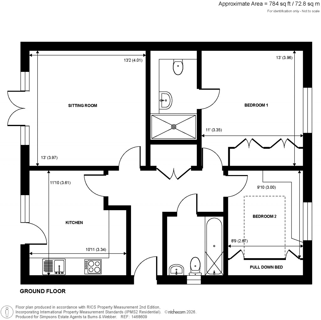 Floorplans For Hesketh Close, Cranleigh, Surrey