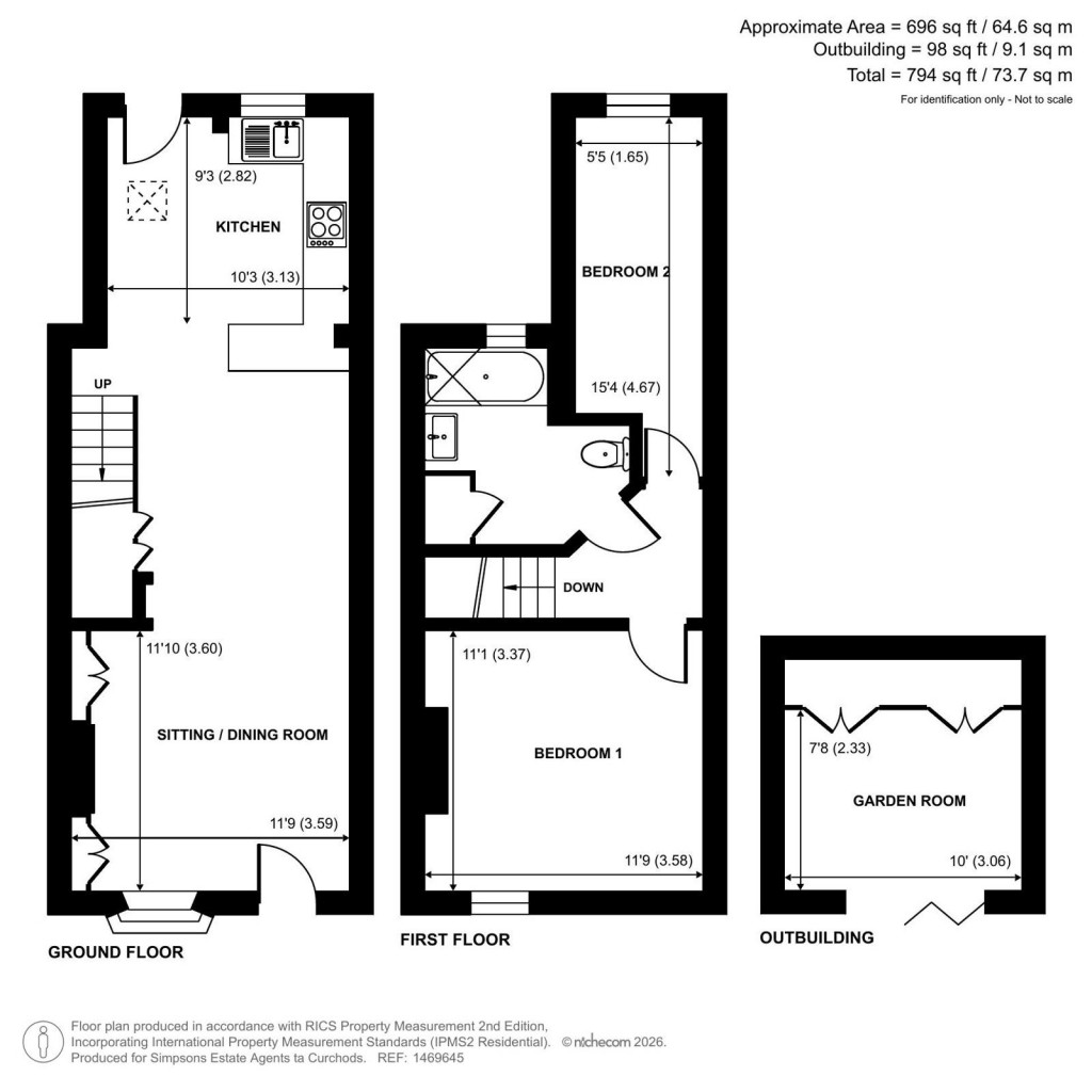 Floorplans For Pound Place, Shalford, Surrey
