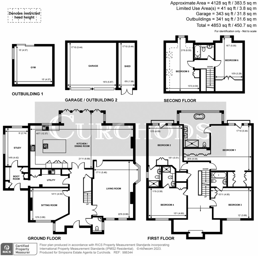 Floorplans For Boughton Hall Avenue, Send, Woking, GU23