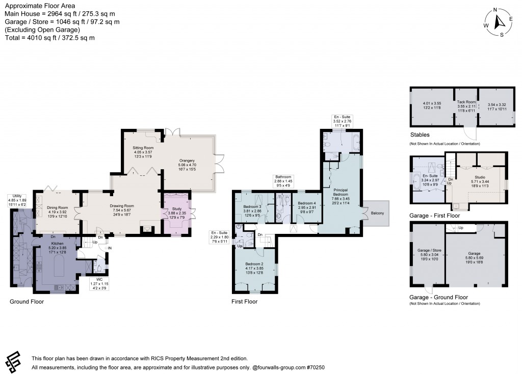 Floorplans For Goose Rye Road, Worplesdon, Guildford, Surrey