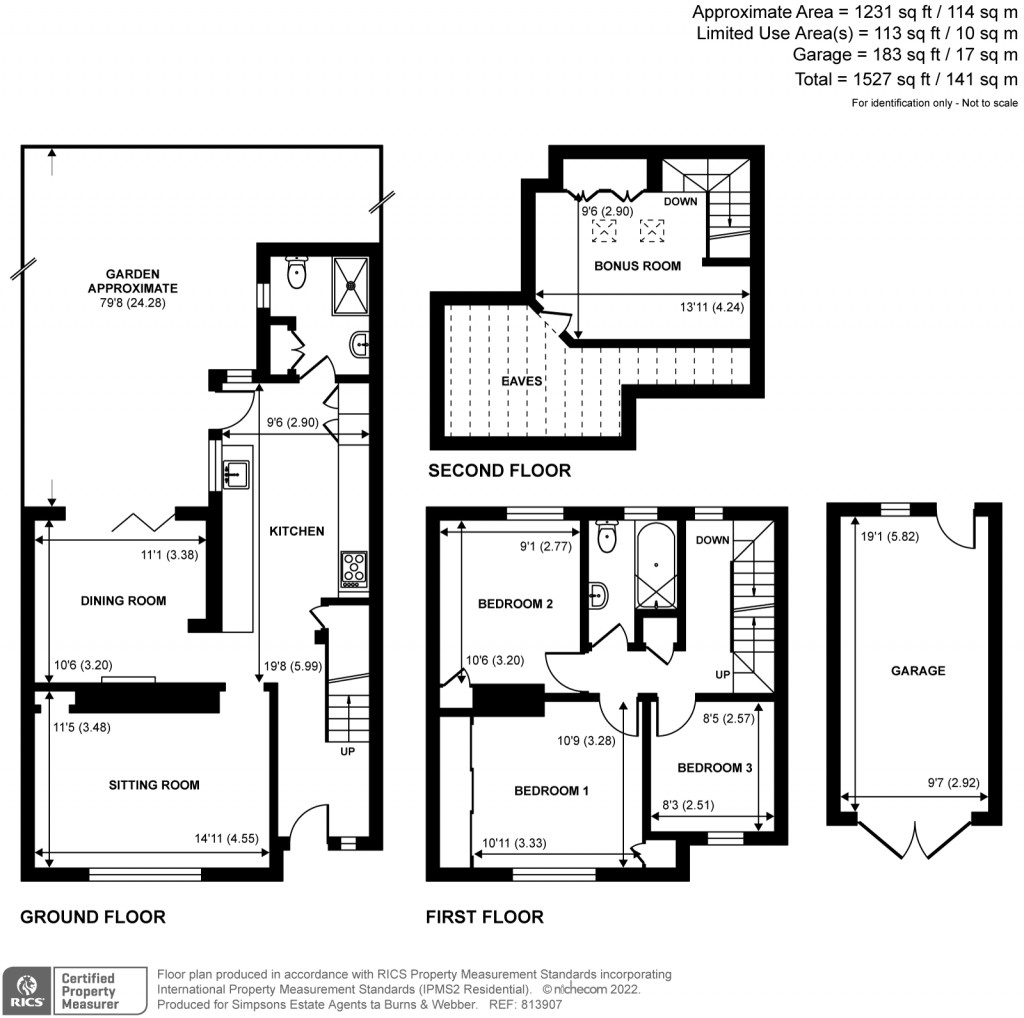 Floorplans For Peakfield, Frensham, Farnham, GU10