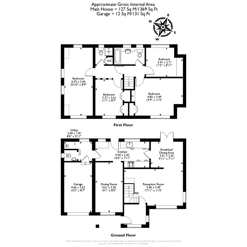 Floorplans For Green Lane, Farnham, GU9