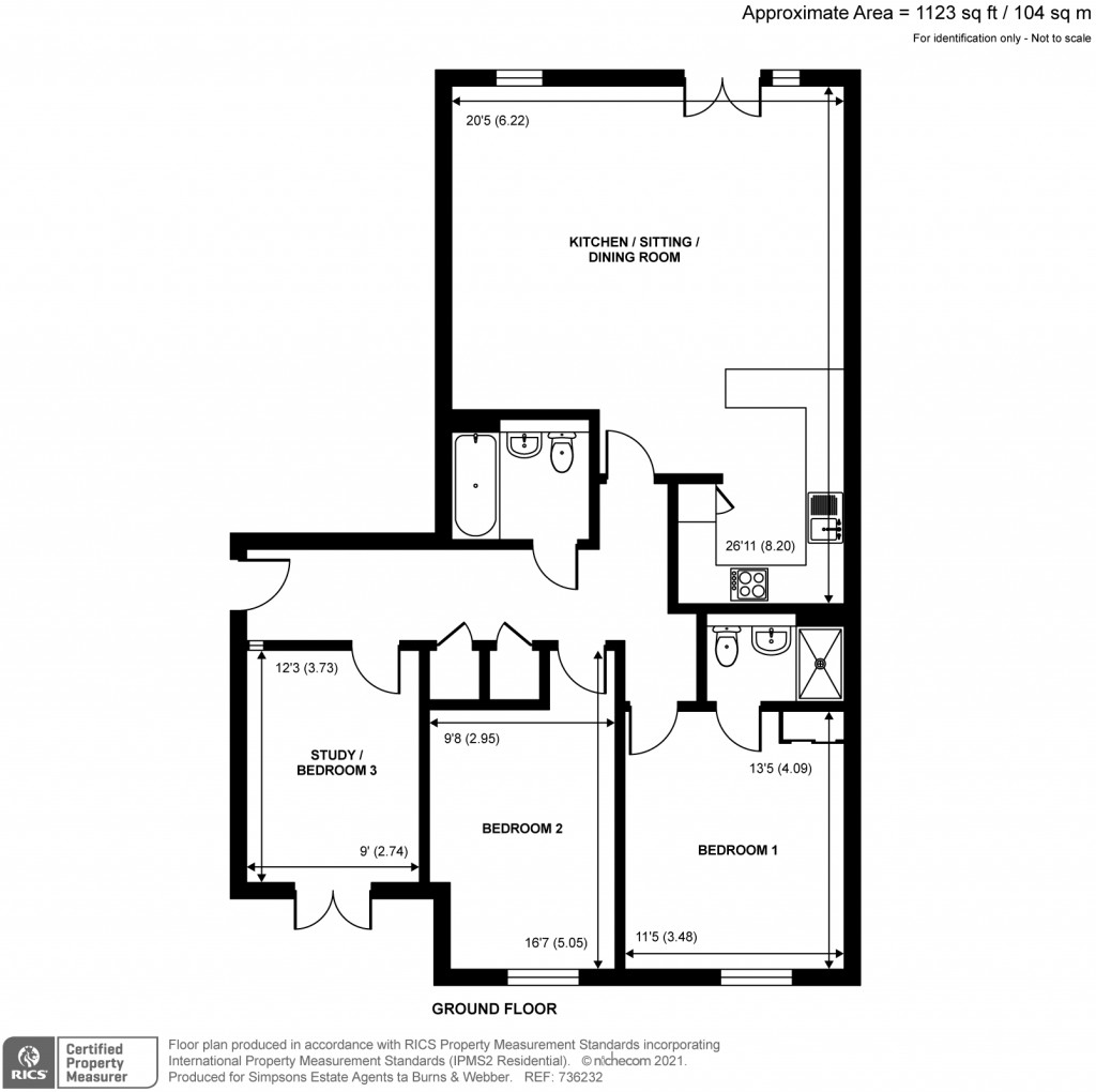 Floorplans For Beacon Crescent, Hindhead, GU26