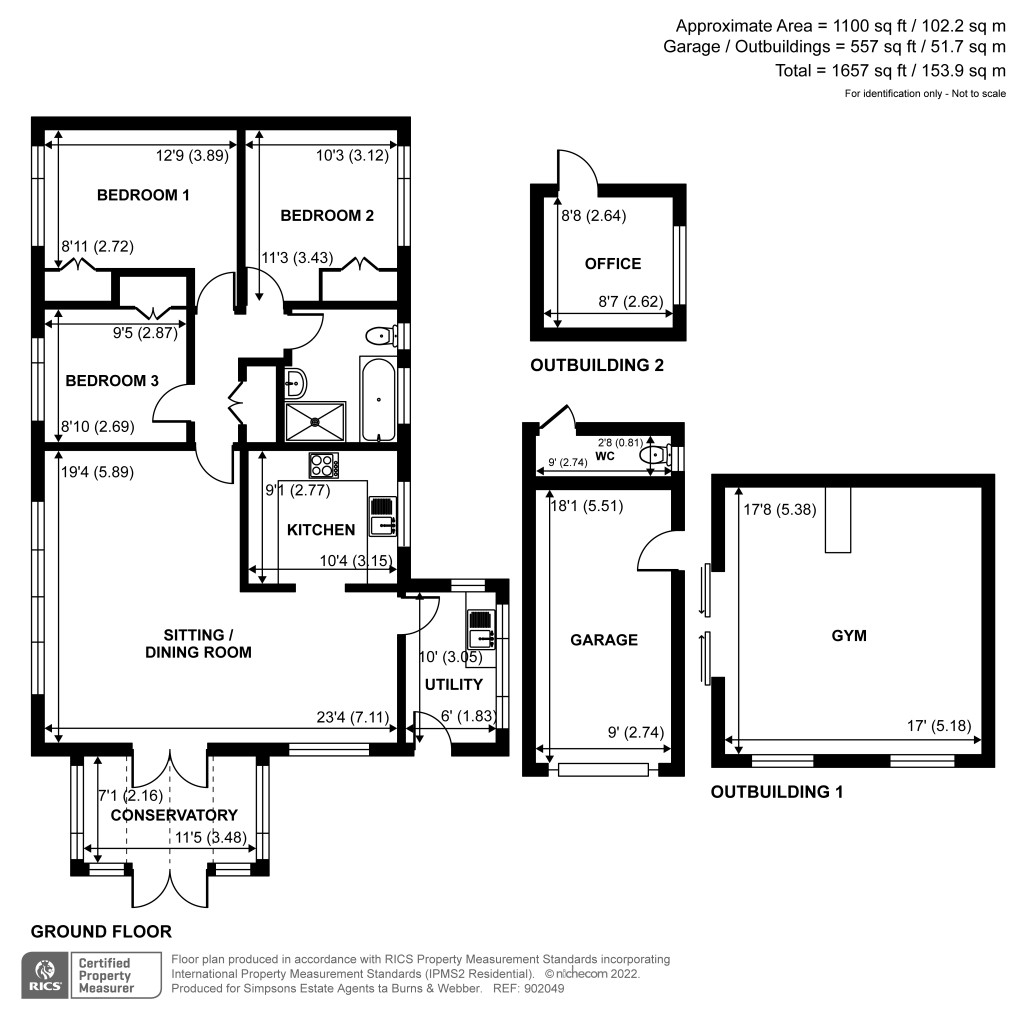 Floorplans For Green Lane, Churt, Farnham, GU10