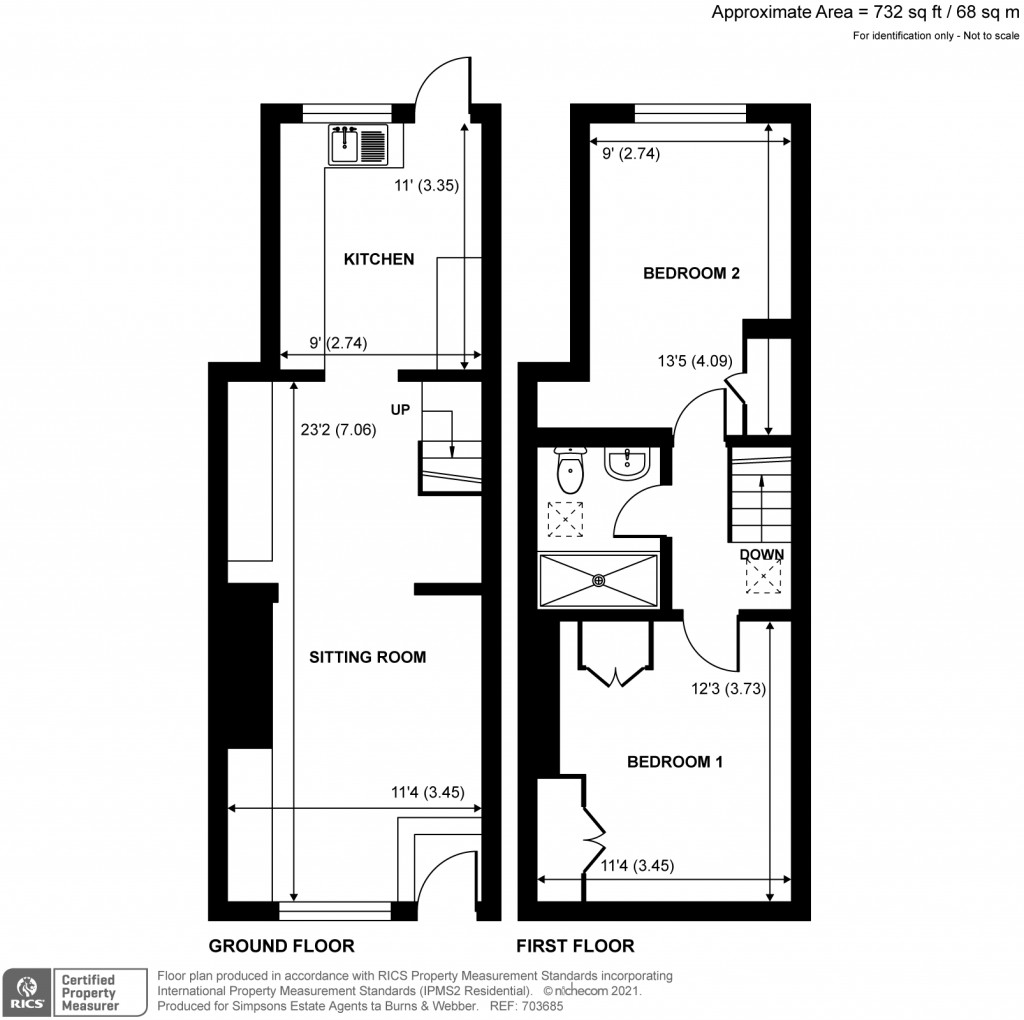 Floorplans For Red Lion Lane, Farnham, GU9