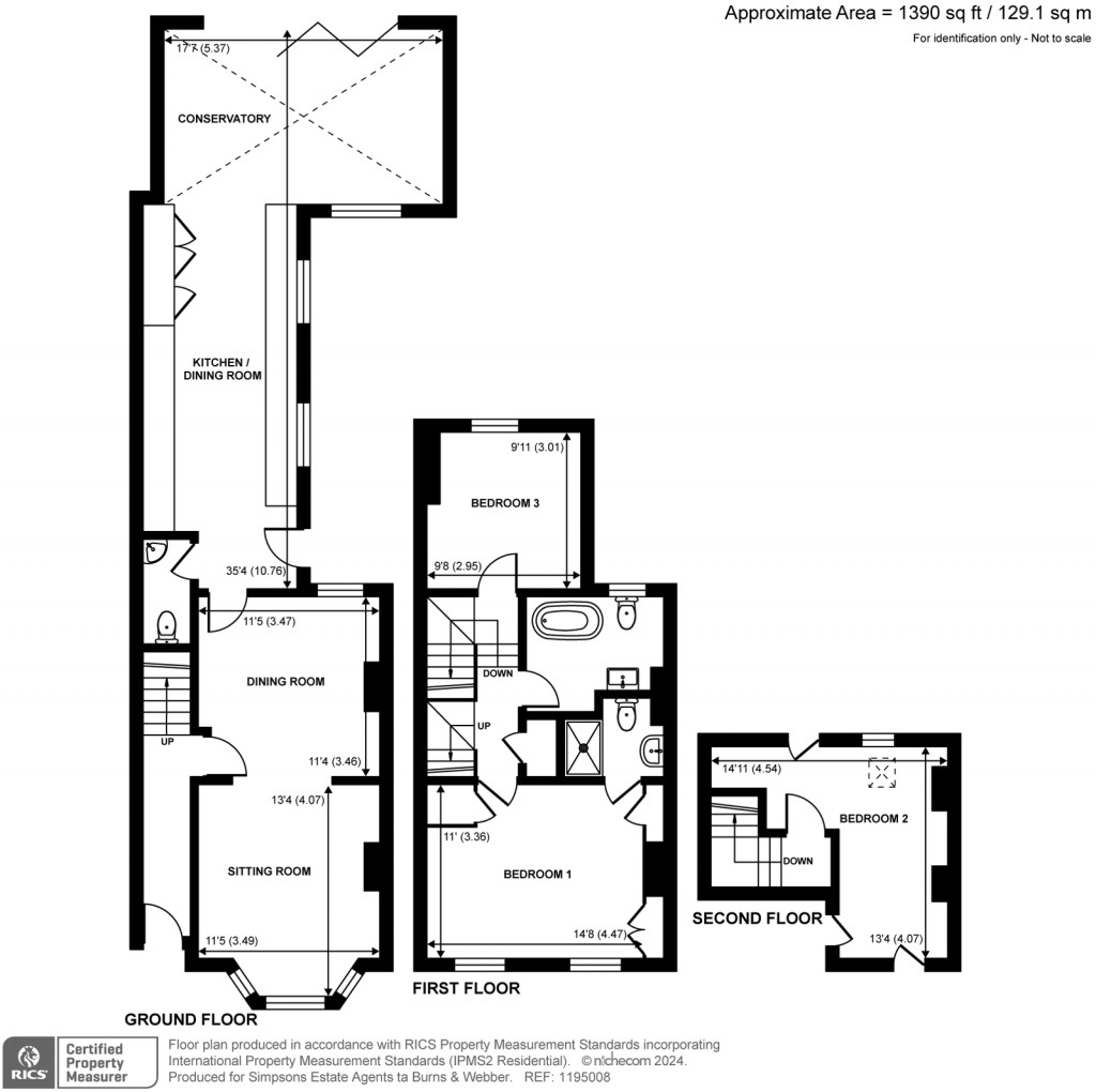 Floorplans For Crondall Lane, Farnham, GU9