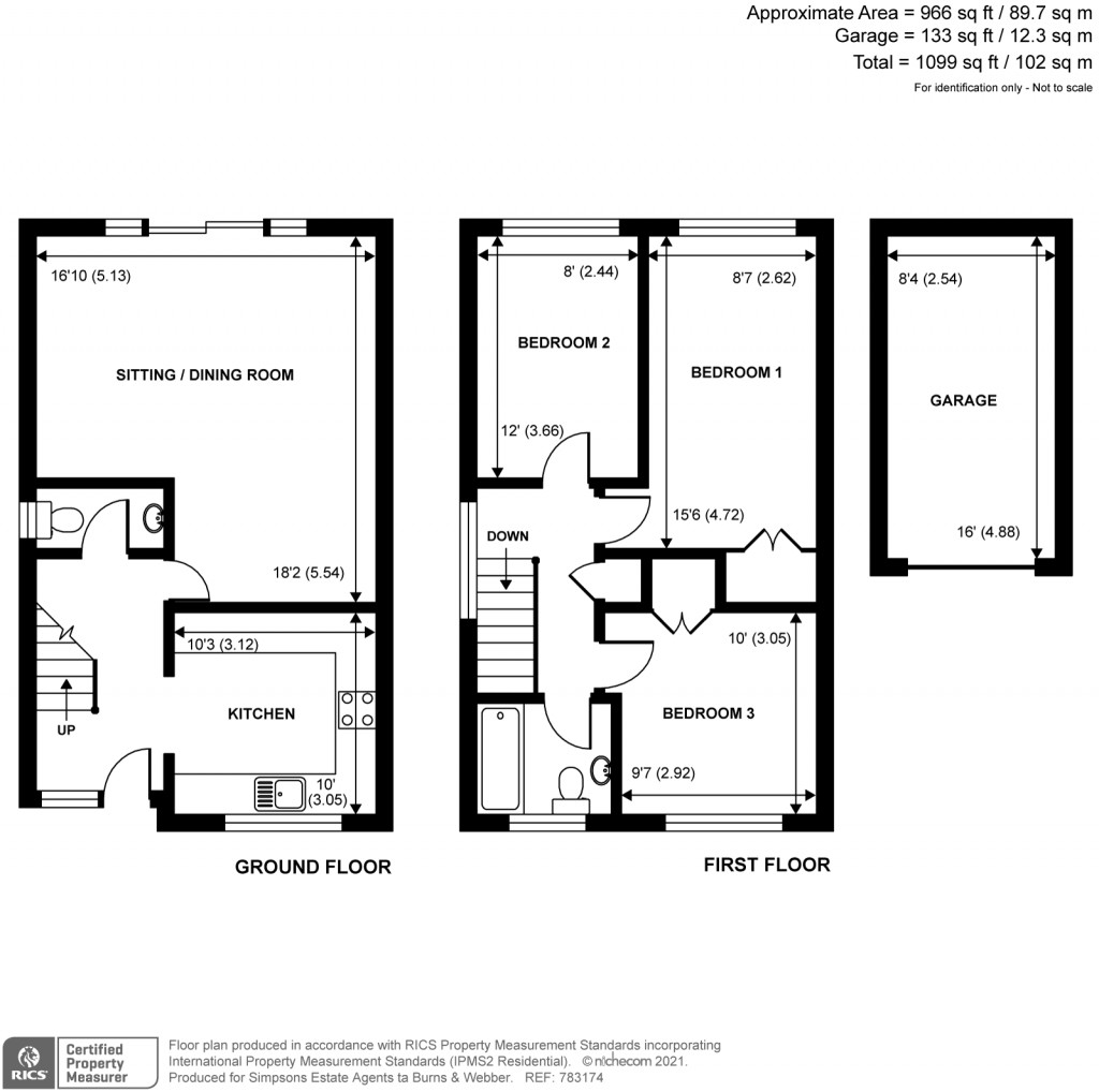 Floorplans For The Street, Tongham, Farnham, GU10