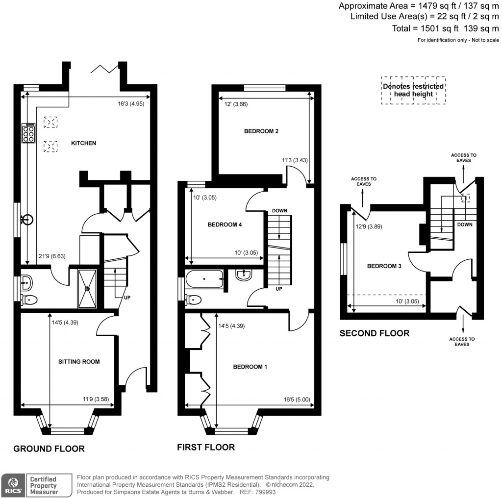 Floorplans For Hale Road, Farnham, GU9