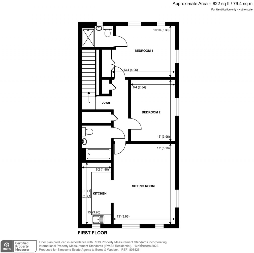 Floorplans For Warren Close, Farnham, GU9