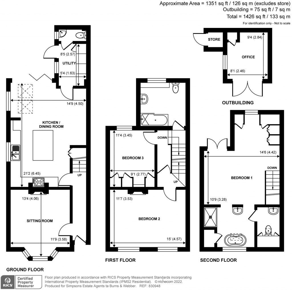 Floorplans For Thorold Road, Farnham, GU9
