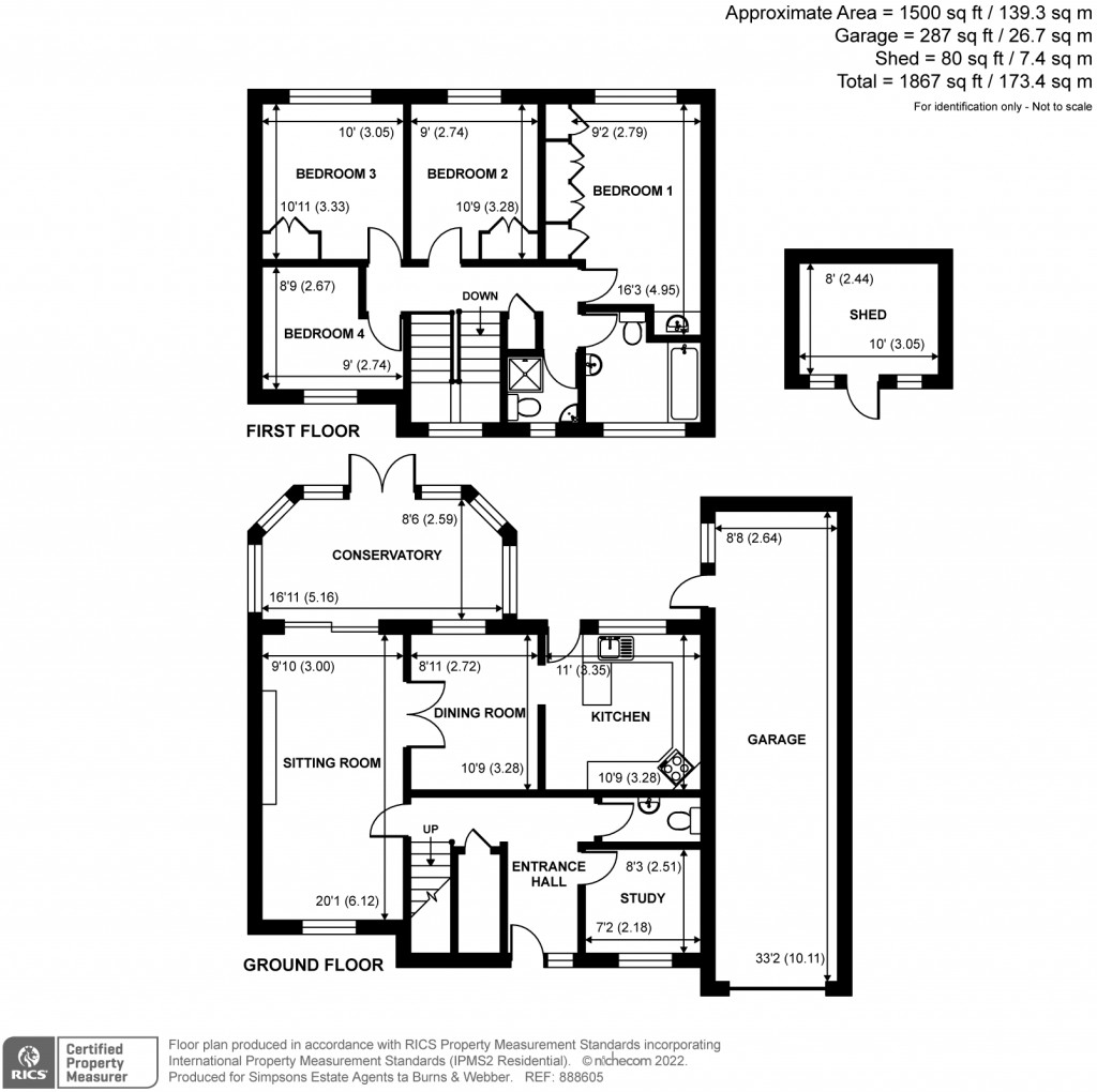 Floorplans For Poyle Road, Tongham, Farnham, GU10