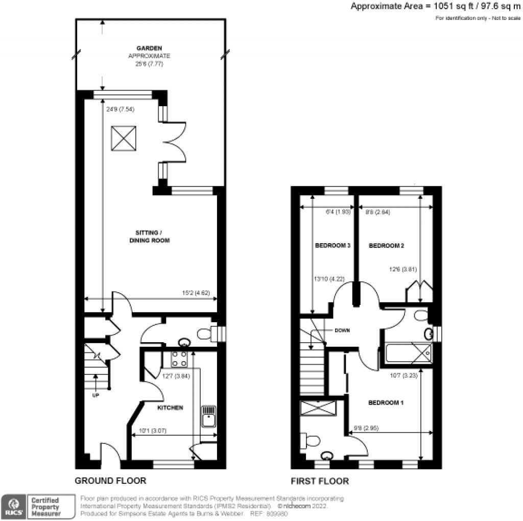 Floorplans For Montague Mews, Farnham, GU9