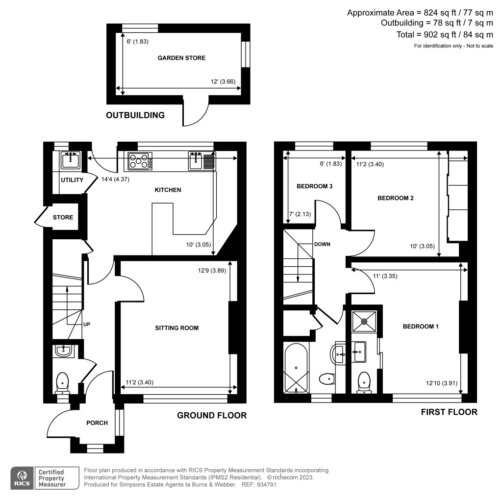 Floorplans For Bricksbury Hill, Farnham, GU9