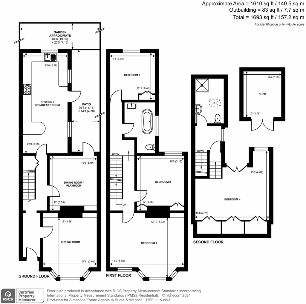 Floorplans For Firgrove Hill, Farnham, Surrey