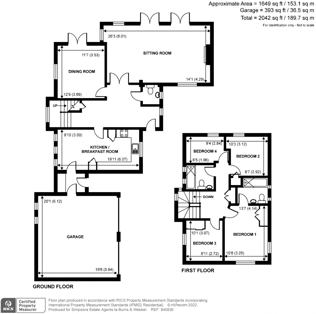 Floorplans For Riverdale, Wrecclesham, Farnham, GU10