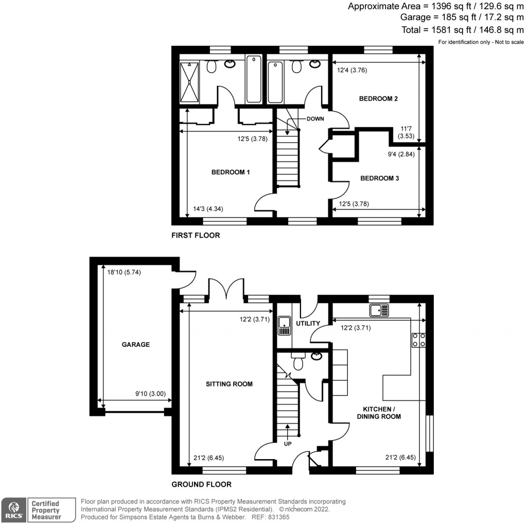 Floorplans For Wanborough Way, Ash Green, GU12