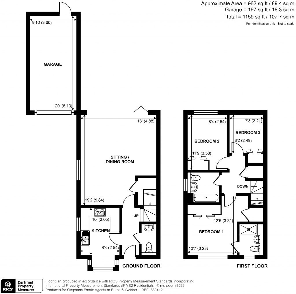 Floorplans For Skylark Place, Badshot Lea, Farnham, GU9
