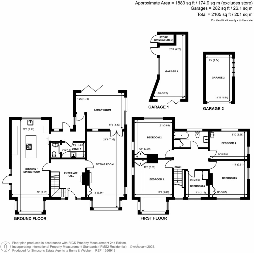 Floorplans For Great Austins, Farnham, Surrey