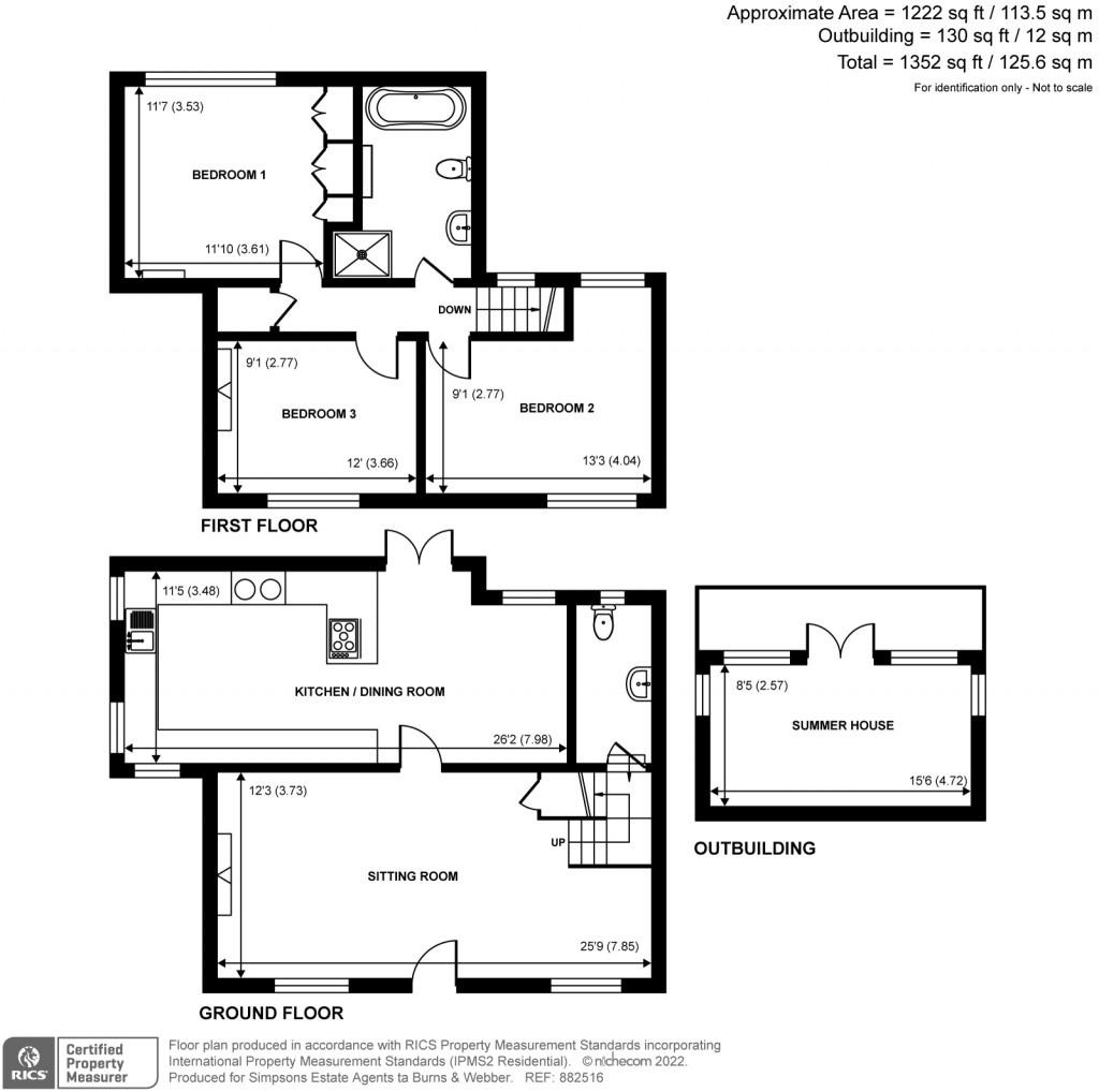 Floorplans For Churt Road, Churt, GU10