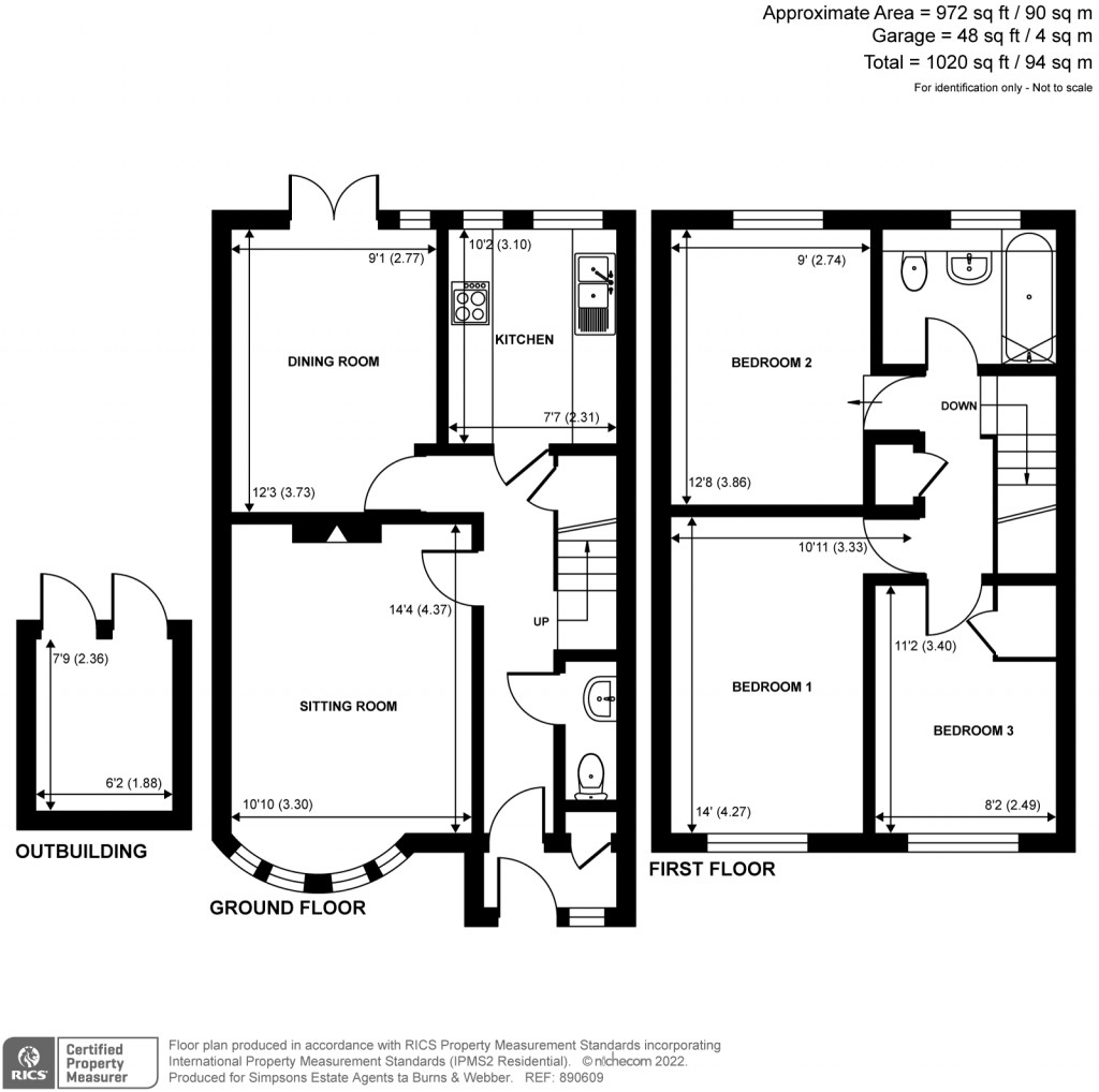 Floorplans For MacDonald Road, Farnham, GU9