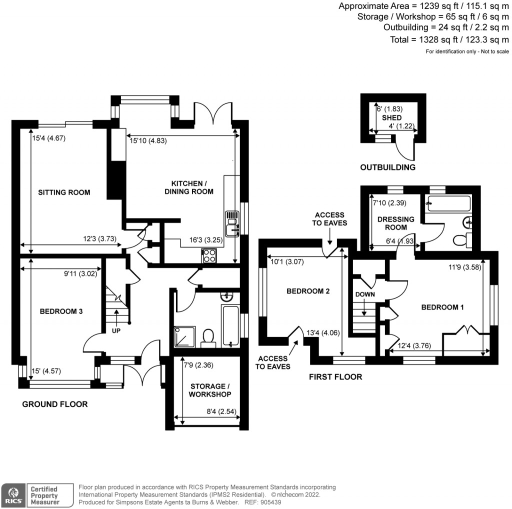 Floorplans For Boundstone Road, Wrecclesham, Farnham, GU10