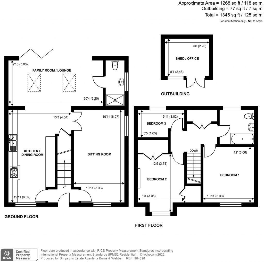 Floorplans For Stoke Hills, Farnham, GU9