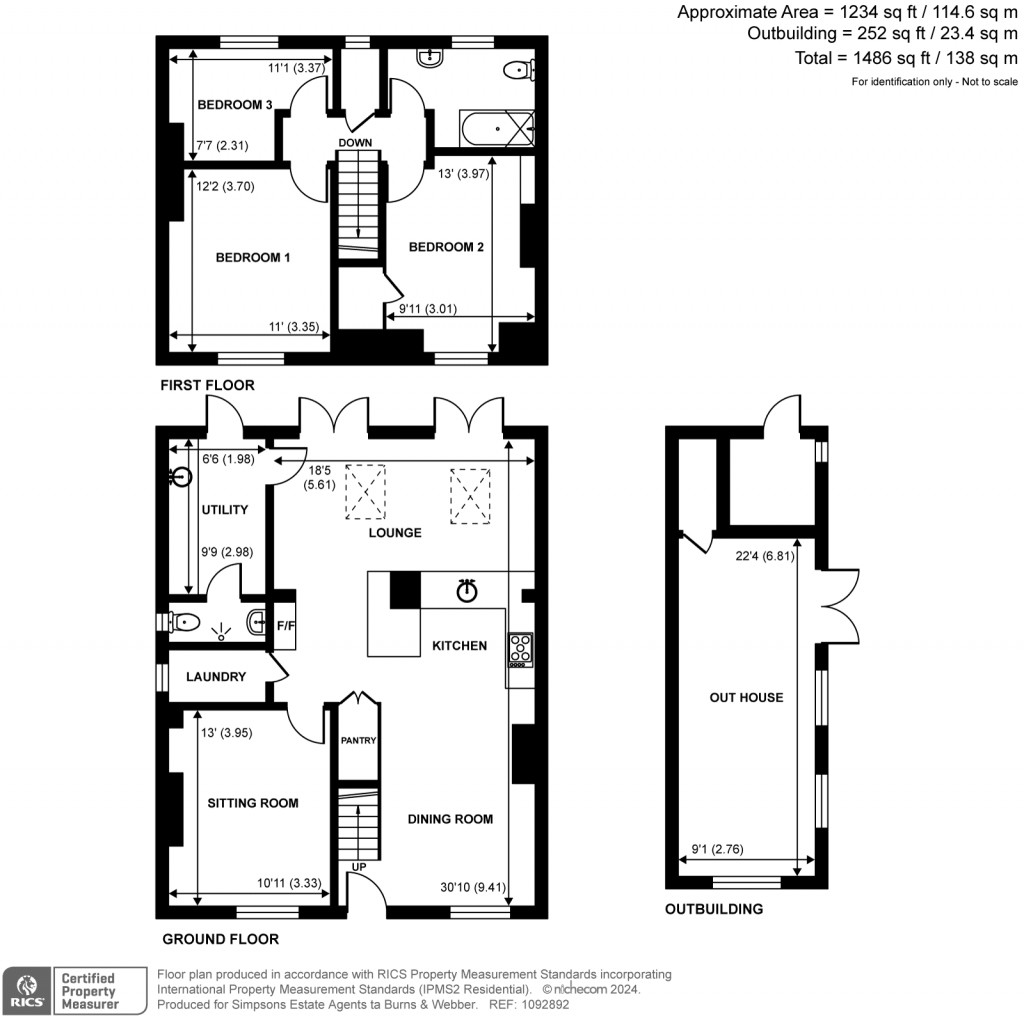 Floorplans For Stoke Hills, Farnham, GU9