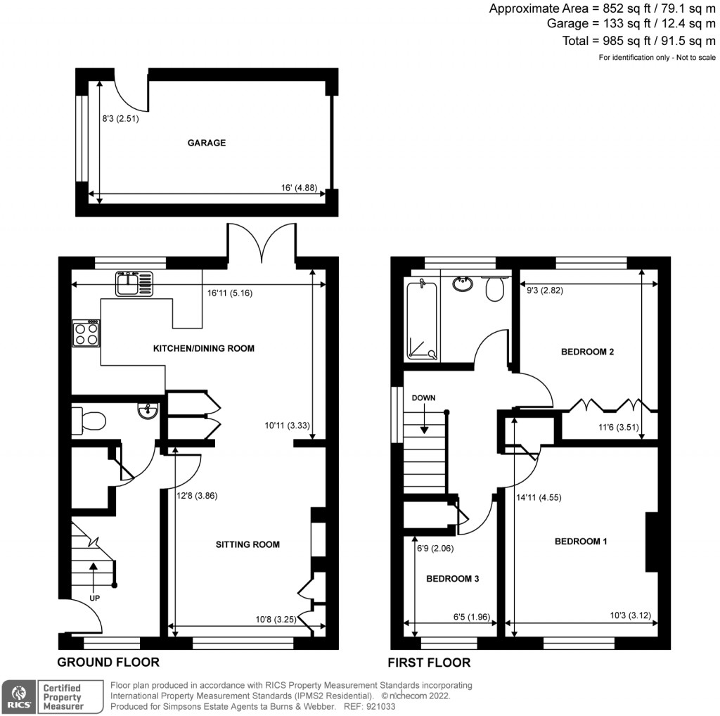 Floorplans For Riverdale, Wrecclesham, Farnham, GU10