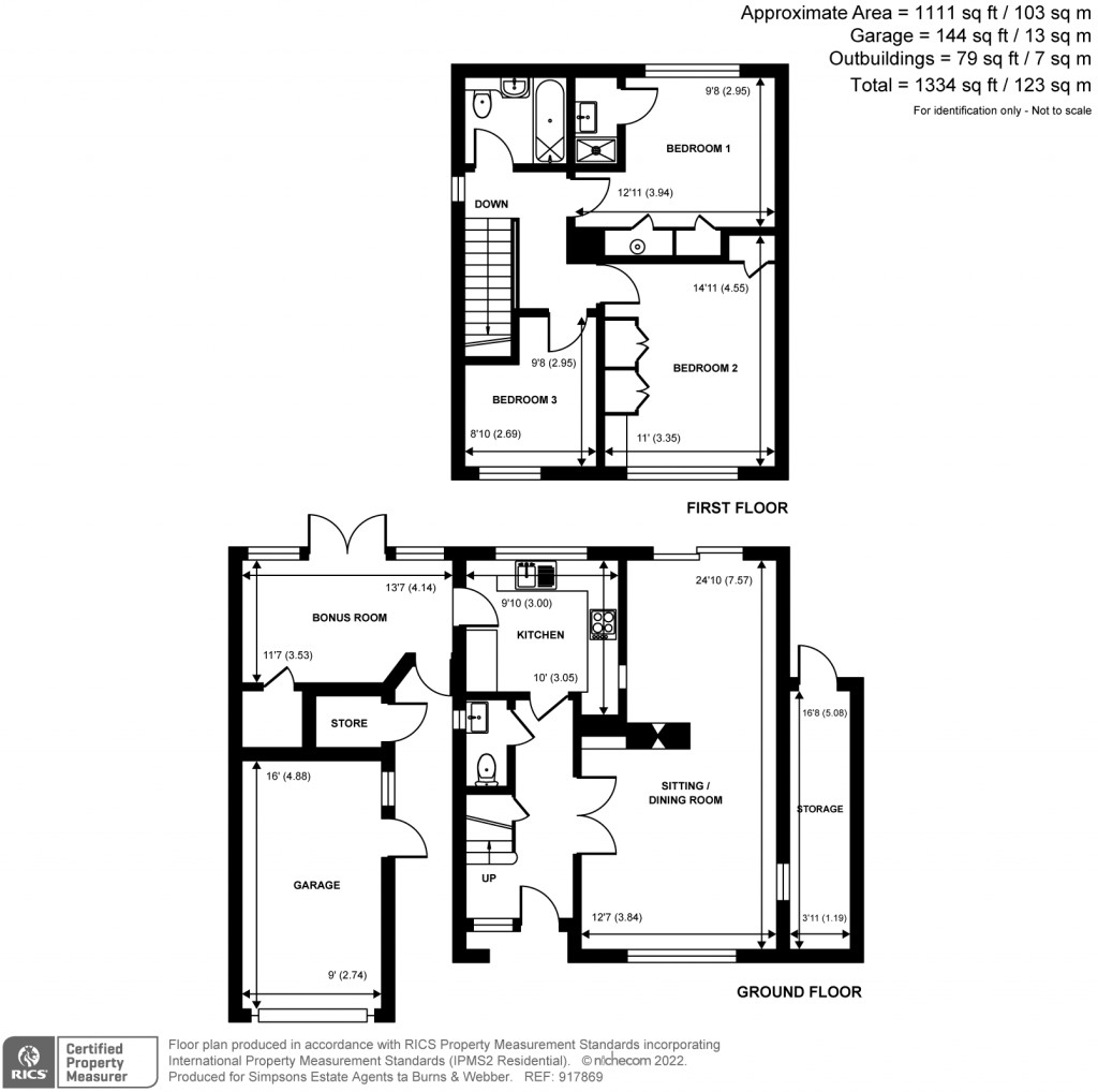Floorplans For Woodbourne, Farnham, GU9