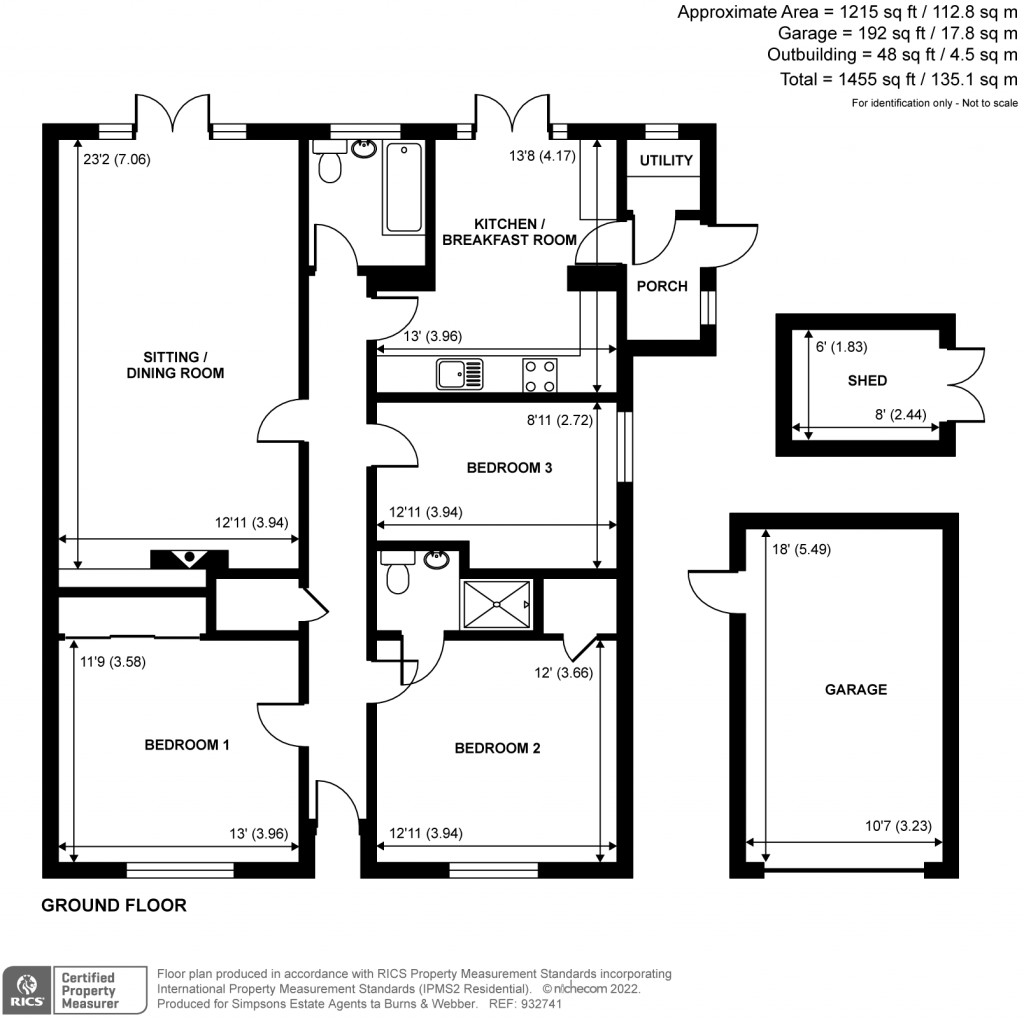 Floorplans For Main Road, Bucks Horn Oak, GU10