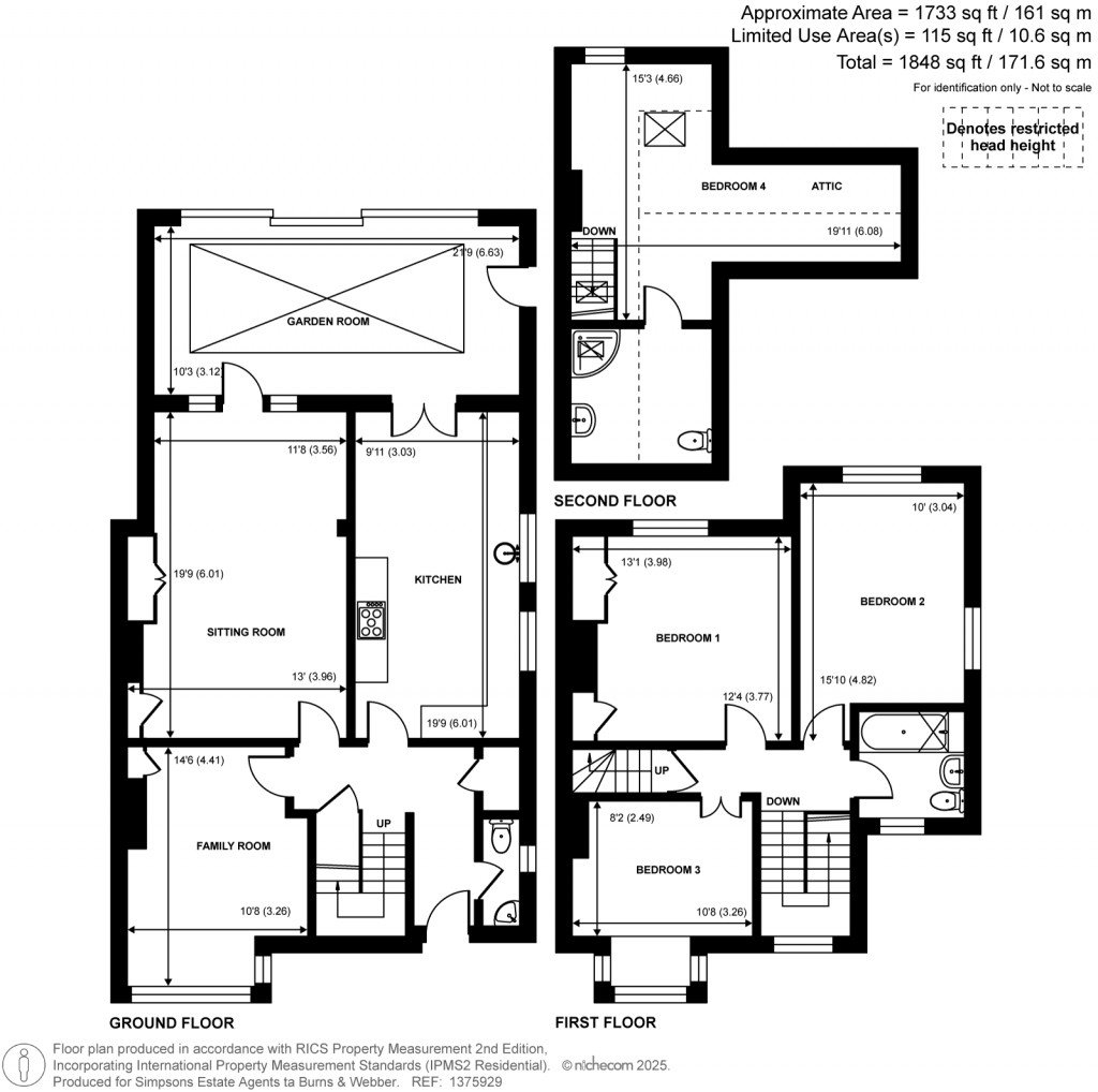 Floorplans For Ridgway Road, Farnham, Surrey