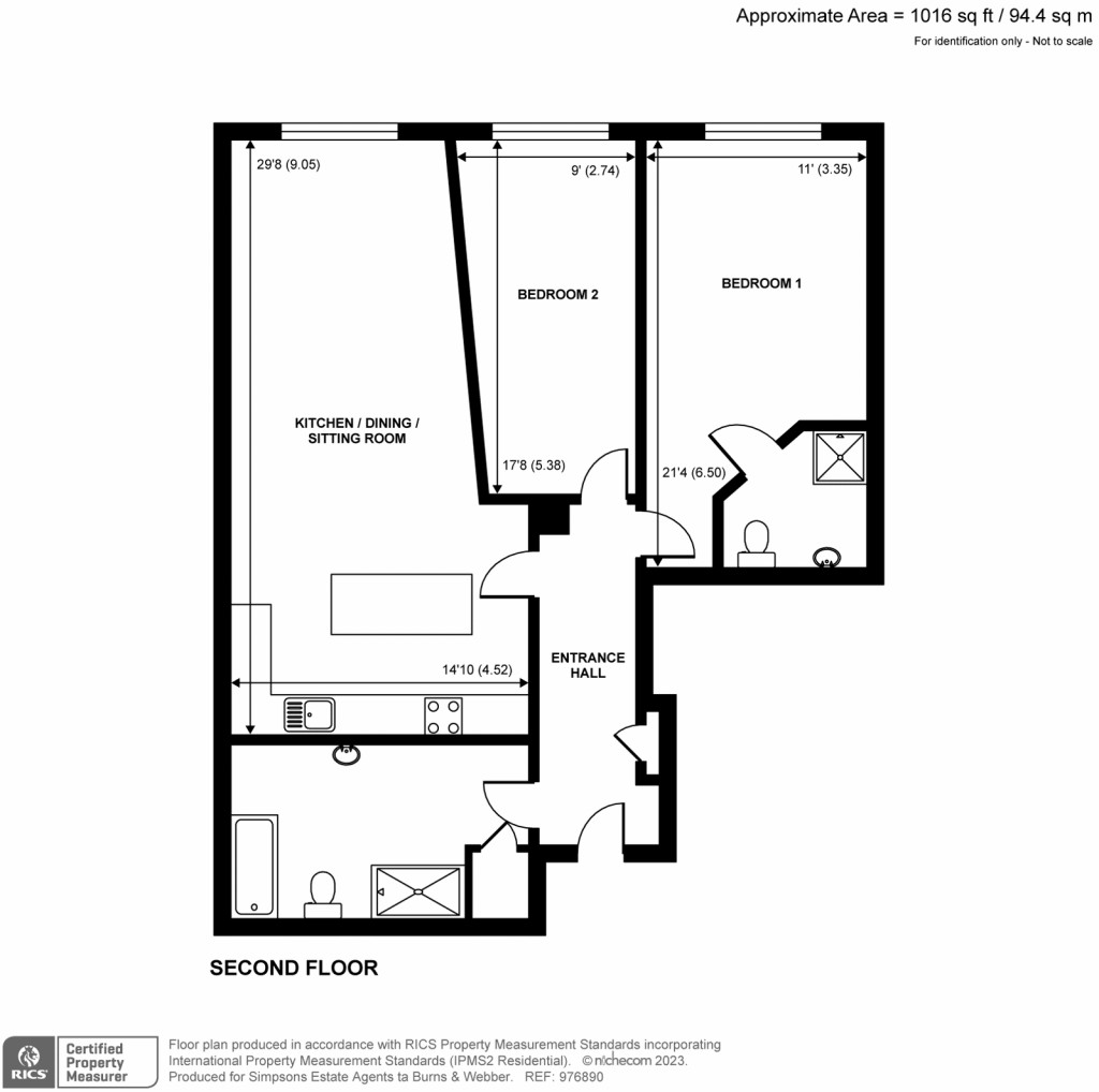 Floorplans For The Barbican, East Street, Farnham, GU9