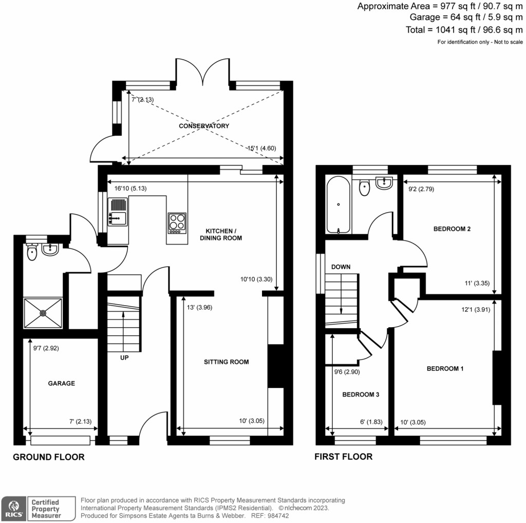 Floorplans For Riverdale, Wrecclesham, Farnham, GU10