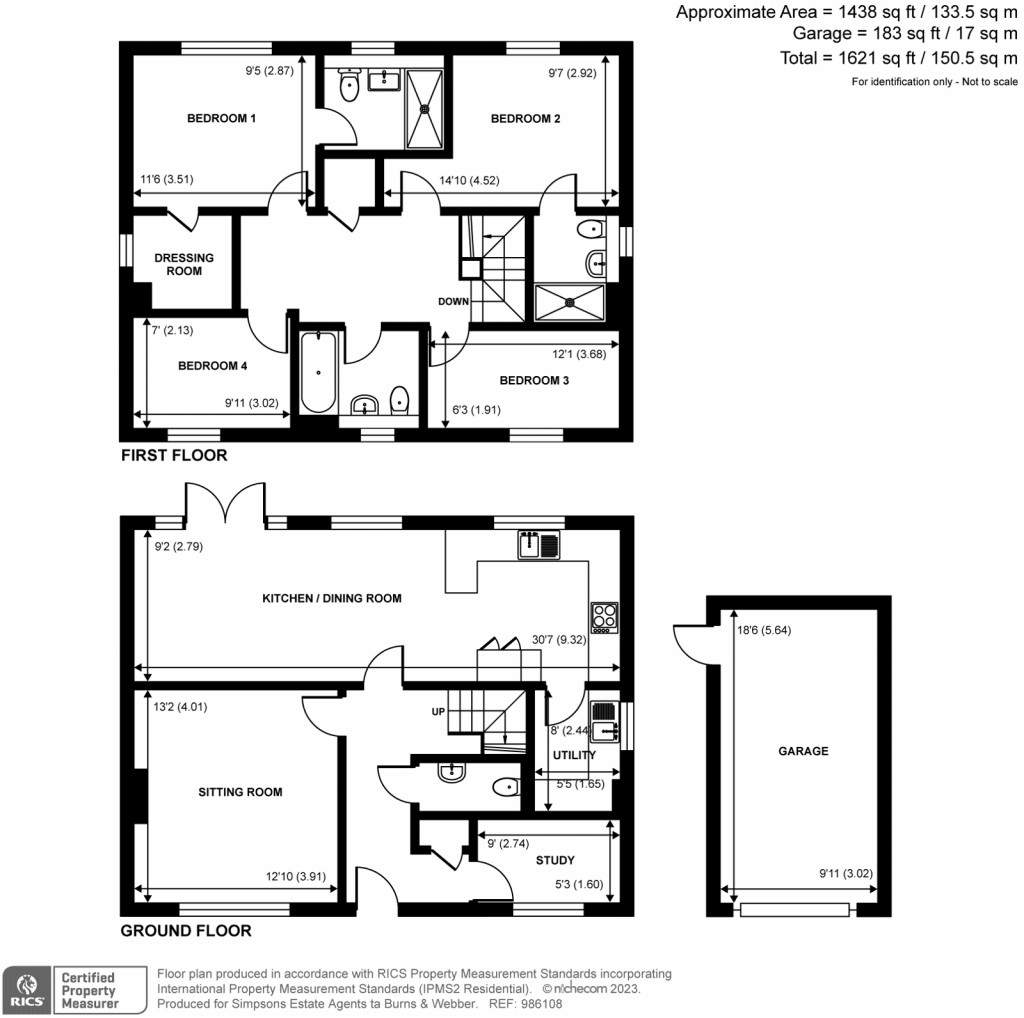 Floorplans For Wanborough Way, Ash Green, GU12