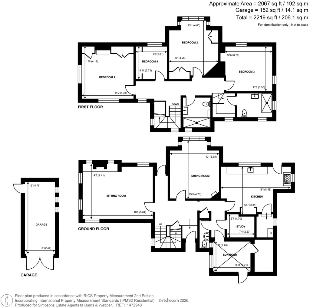 Floorplans For The Fairfield, Farnham, Surrey
