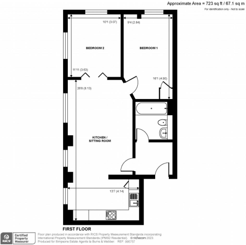 Floorplans For Bear Lane, Farnham, GU9