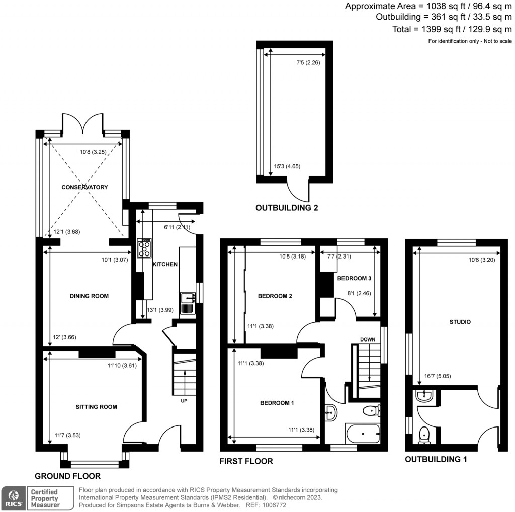Floorplans For Byworth Road, Farnham, GU9