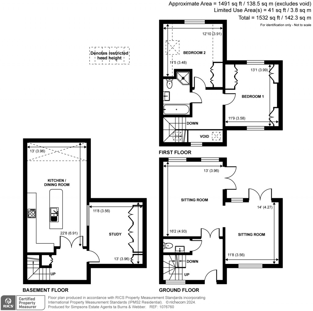 Floorplans For The Grove, Farnham, GU9