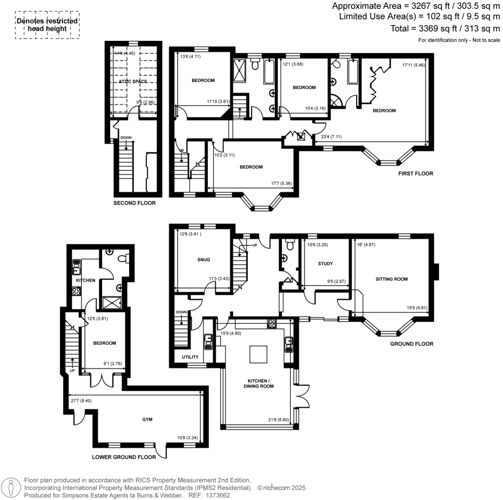 Floorplans For Tilford, Farnham, Surrey
